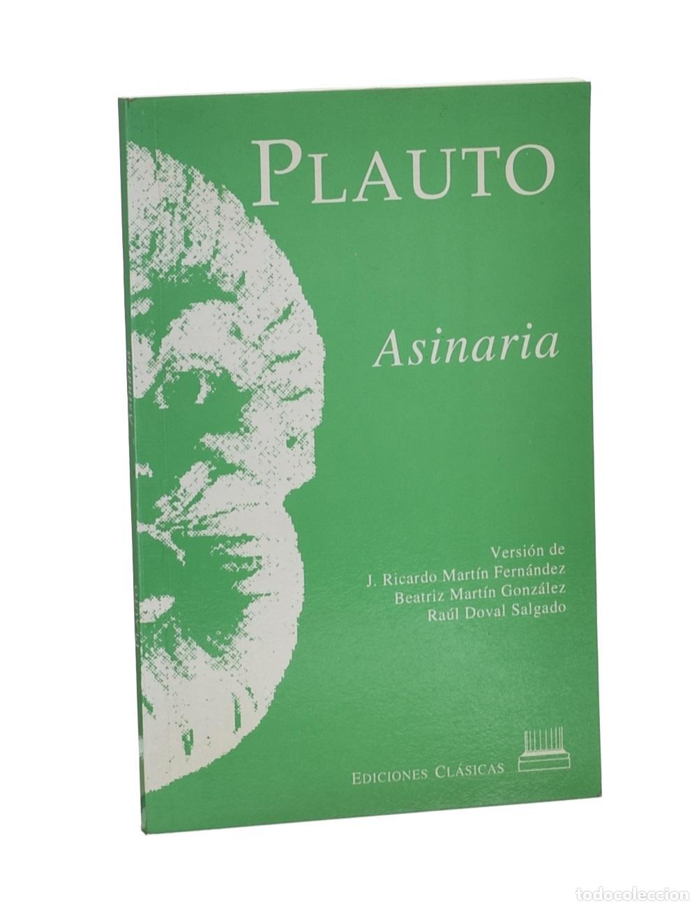 Libros de segunda mano: ASINARIA - PLAUTO - Foto 1