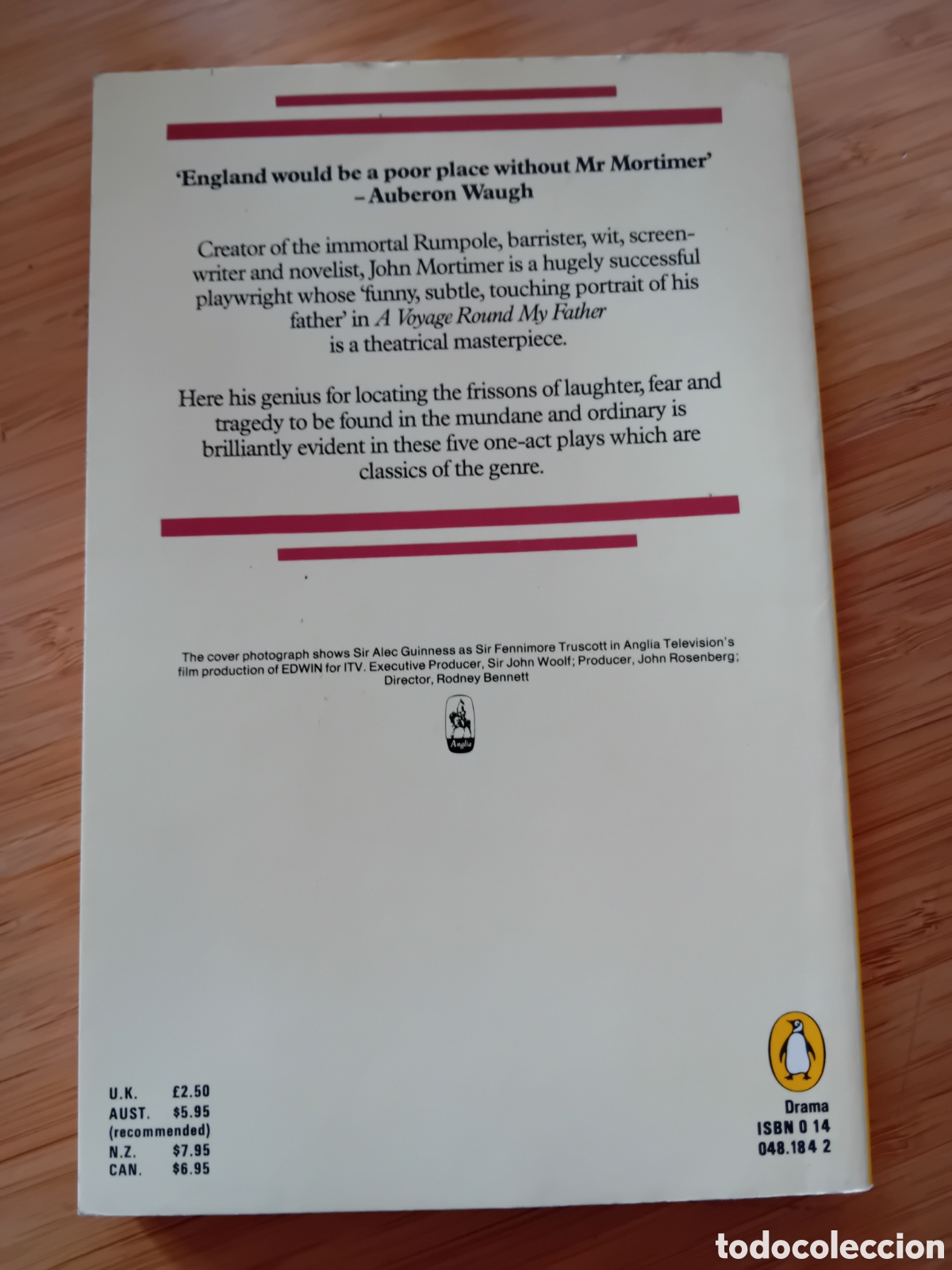 Libros de segunda mano: (ingles) Edwin and others plays - John Mortimer (Penguin 1984) - Foto 2