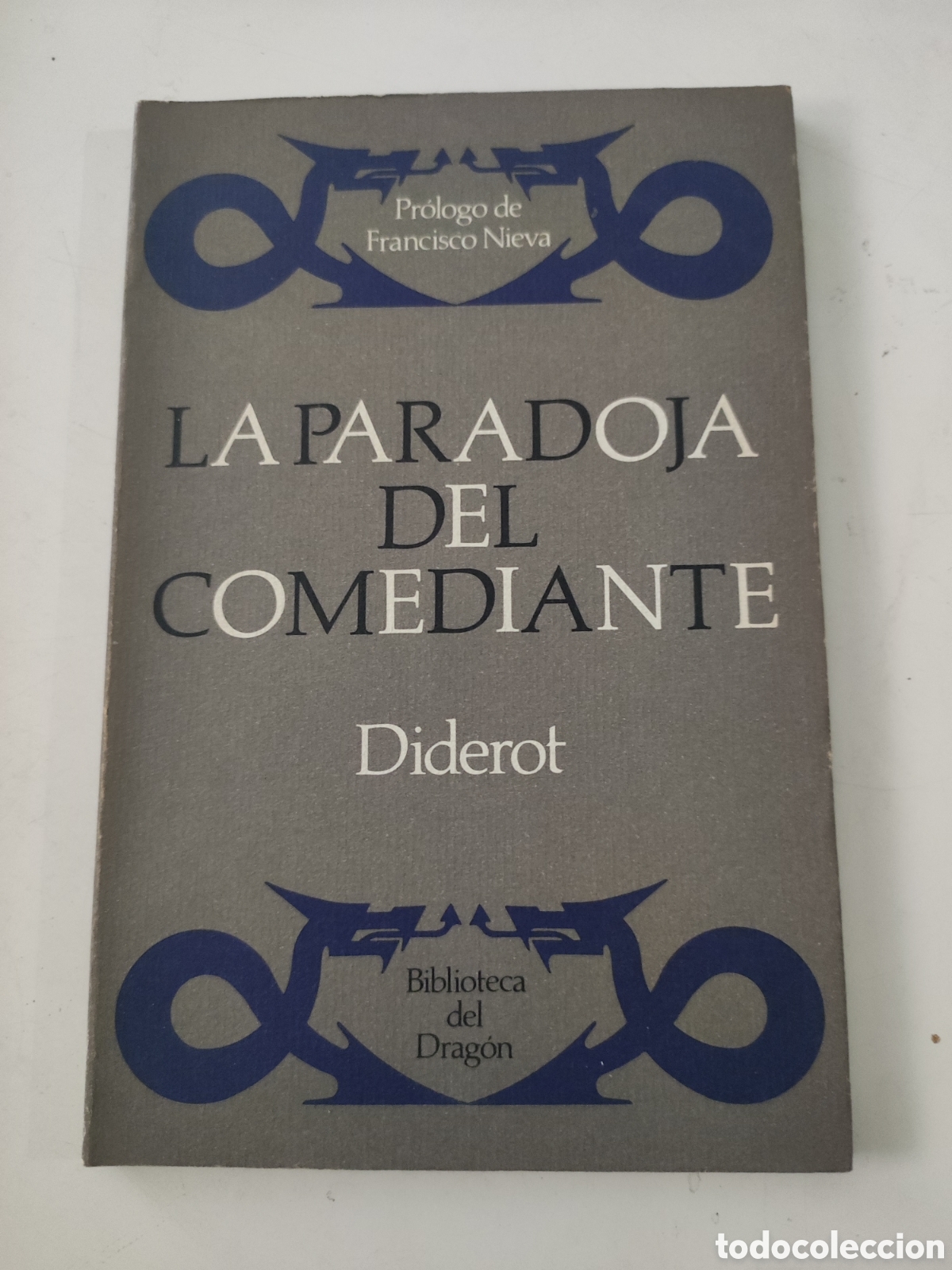 Libros de segunda mano: LA PARADOJA DEL COMEDIANTE .- Diderot - Foto 1
