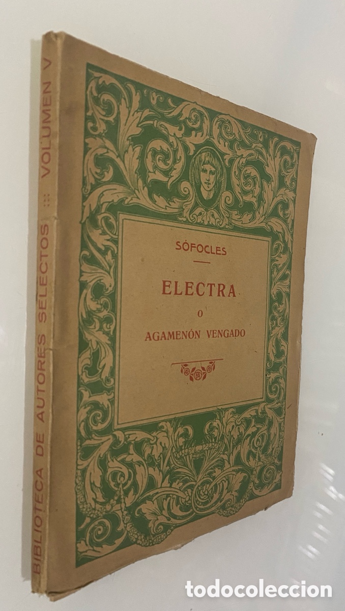 Libros de segunda mano: Electra o Agamen&oacute;n vengado - S&Oacute;FOCLES - Foto 1