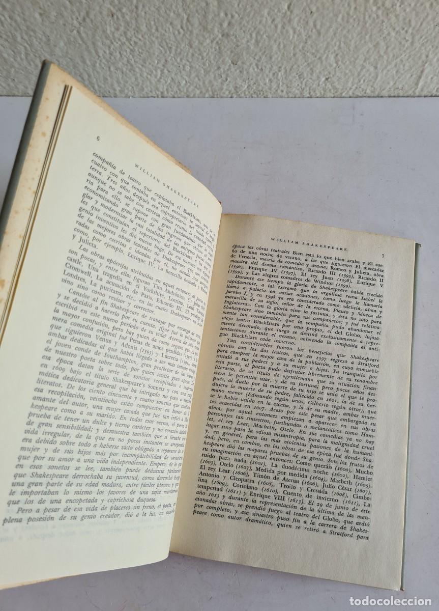 Libros de segunda mano: Dramas - Shakespeare 1944 - Hamlet Macbeth Julio C&eacute;sar Rey Lear... - Foto 9