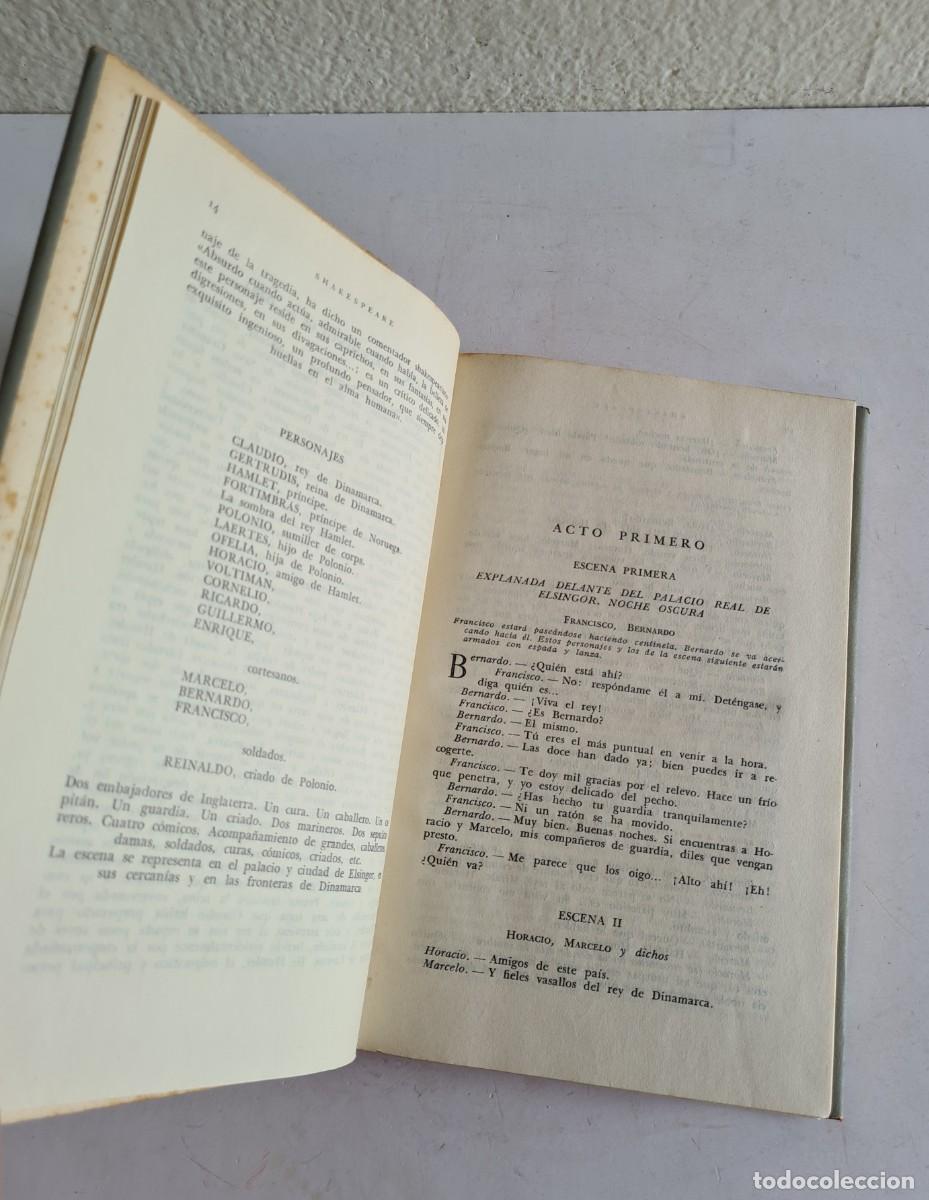 Libros de segunda mano: Dramas - Shakespeare 1944 - Hamlet Macbeth Julio C&eacute;sar Rey Lear... - Foto 13