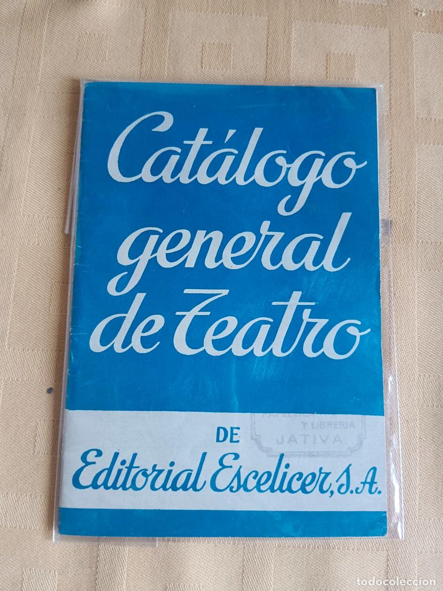 Libros de segunda mano: CATALOGO GENERAL DE TEATRO - VV.AA. - Foto 1