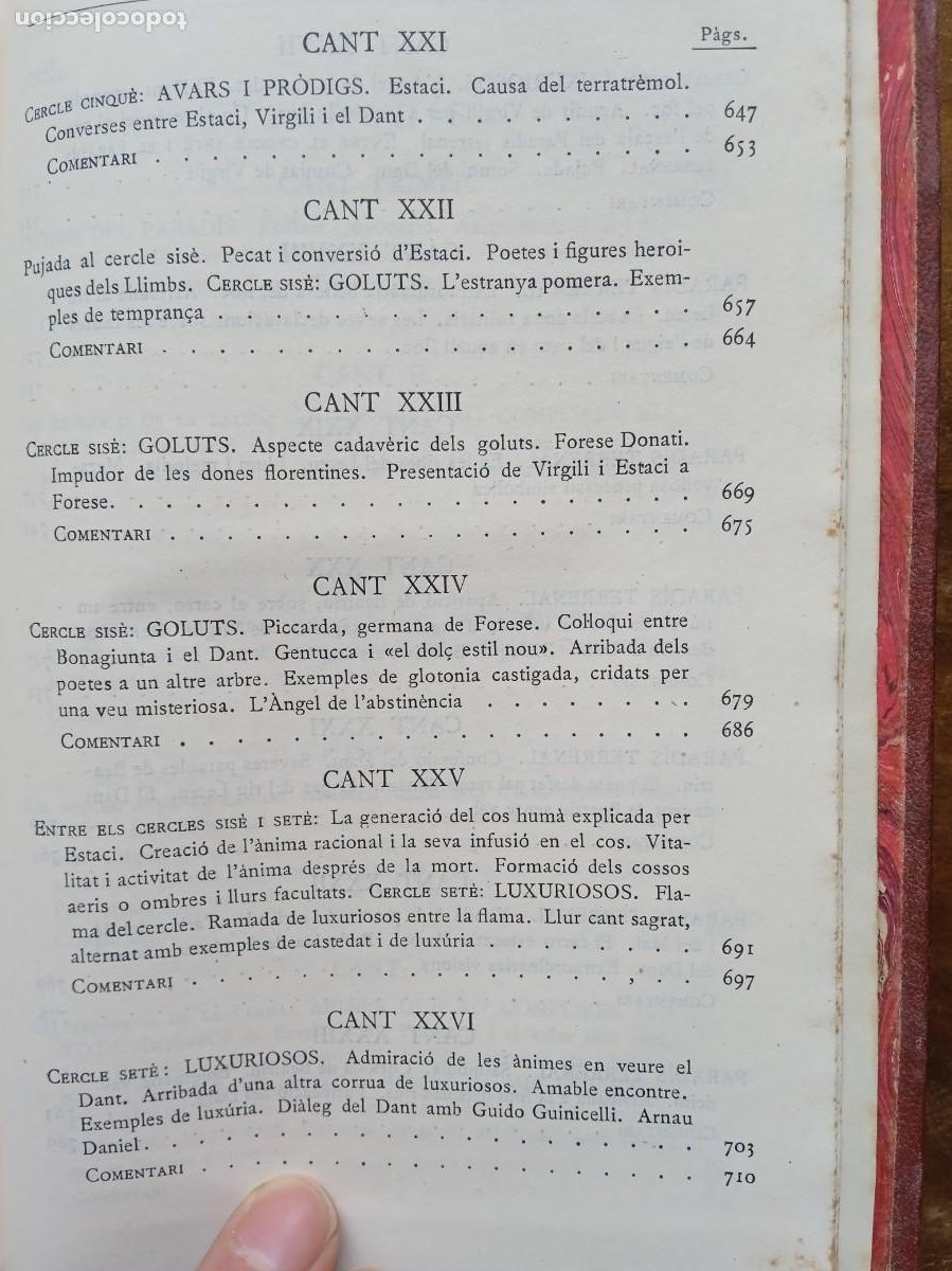 Libros de segunda mano: La divina comedia catal&aacute;n 1955 - Foto 13