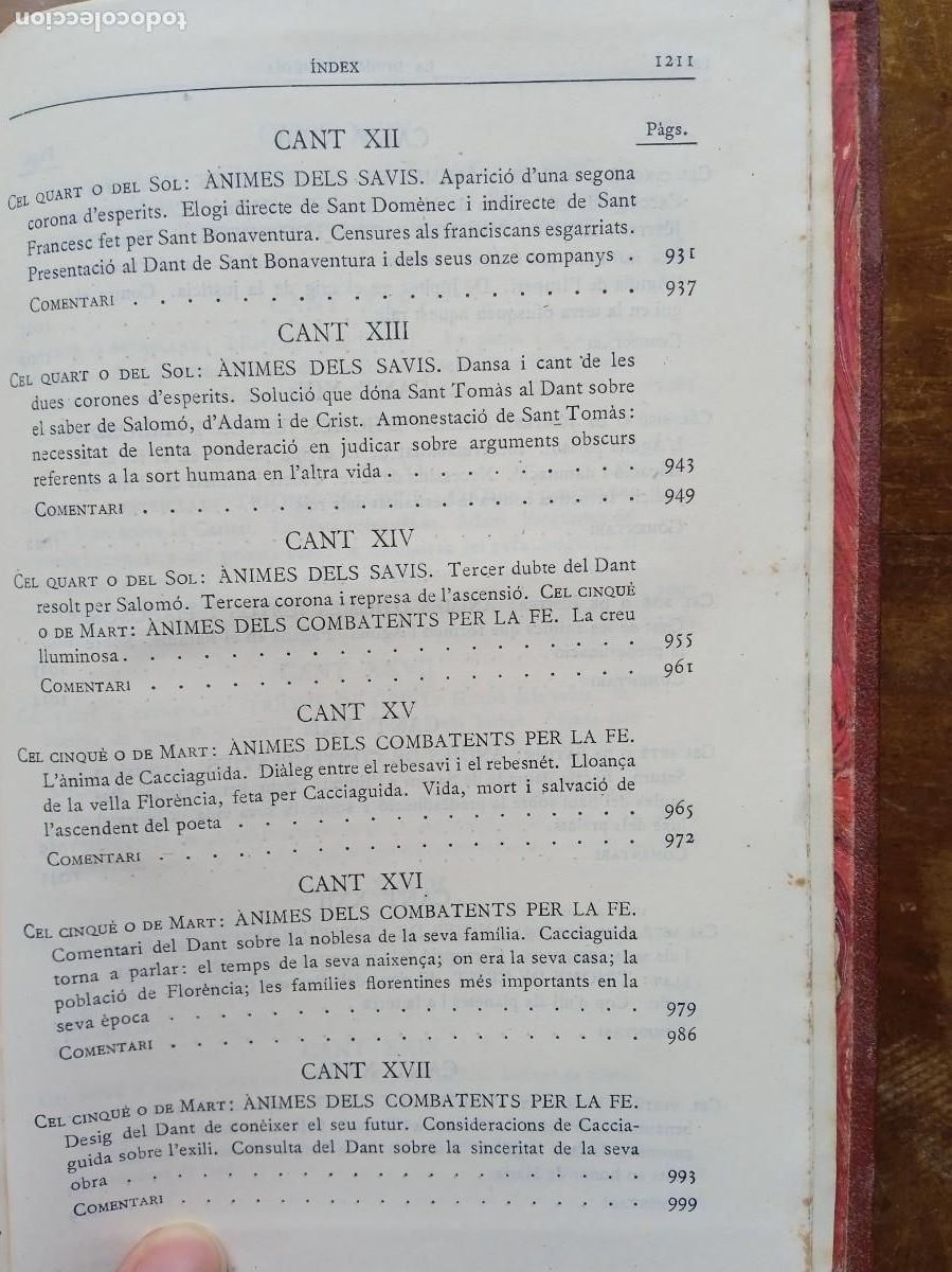 Libros de segunda mano: La divina comedia catal&aacute;n 1955 - Foto 17