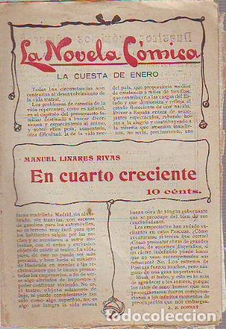 Libros de segunda mano: EN CUARTO CRECIENTE. - LINARES RIVAS, Manuel. - Foto 1