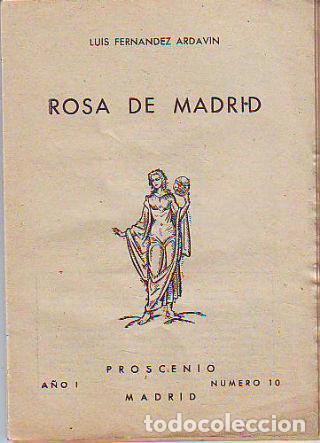 Libros de segunda mano: ROSA DE MADRID. - FERNANDEZ ARDAVIN Luis. - Foto 1