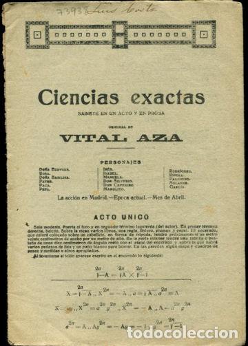 Libros de segunda mano: CIENCIAS EXACTAS. - AZA Vital. - Foto 1