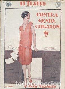 Libros de segunda mano: CONTRA GENIO, CORAZON. - VRIARTE Luis.
