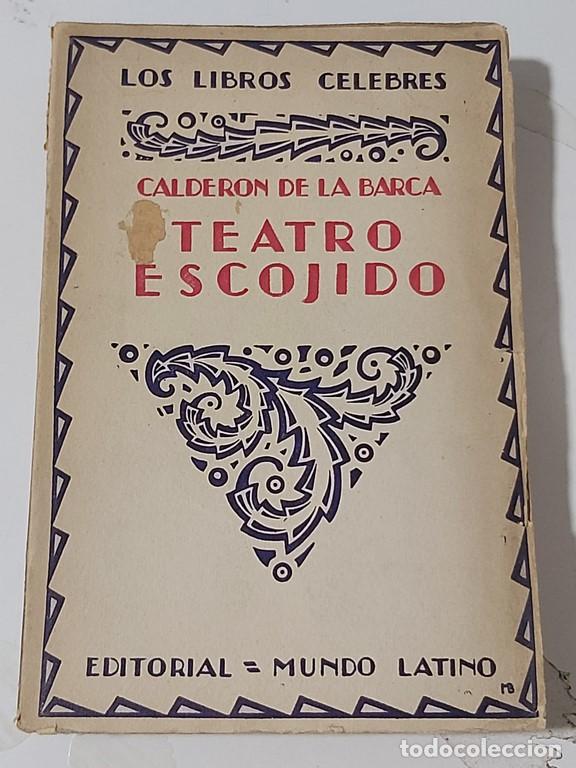 Libros de segunda mano: Teatro Escojido - Pedro Calder&oacute;n de la Barca - Foto 1