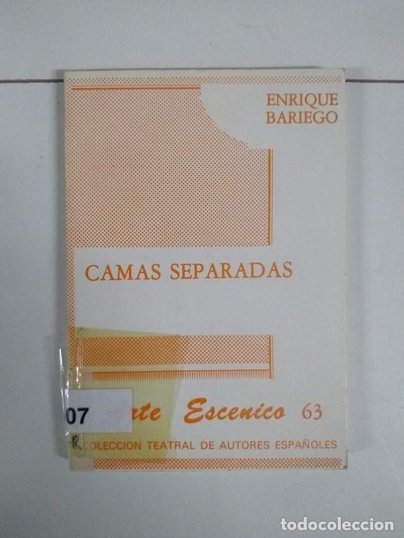 Libros de segunda mano: Camas separadas - Enrique Bariego - Foto 1