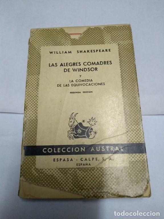 Libros de segunda mano: Las alegres comadres de Windsor y la comedia de las equivocaciones - William Shakespeare - Foto 1