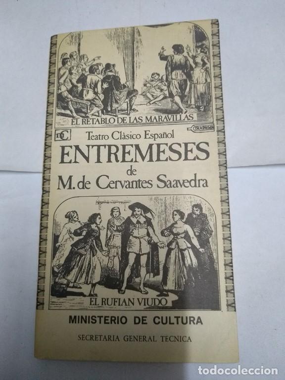 Libros de segunda mano: Entremeses - M. de Cervantes Saavedra - Foto 1