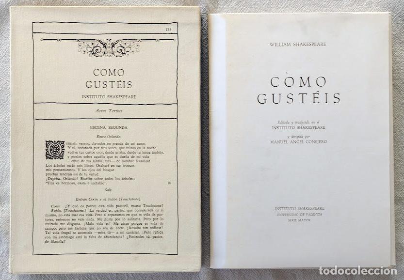 Libros de segunda mano: Como gust&eacute;is. - SHAKESPEARE, William.- - Foto 2
