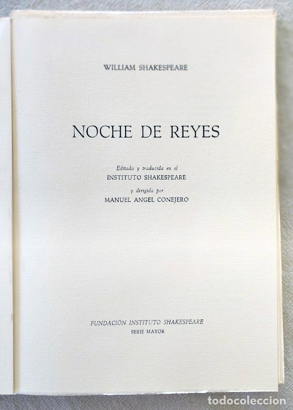 Libros de segunda mano: Noche de Reyes. - SHAKESPEARE, William.- - Foto 4