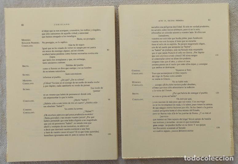 Libros de segunda mano: Coriolano. - SHAKESPEARE, William.- - Foto 6