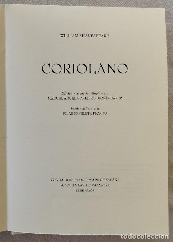 Libros de segunda mano: Coriolano. - SHAKESPEARE, William.- - Foto 8