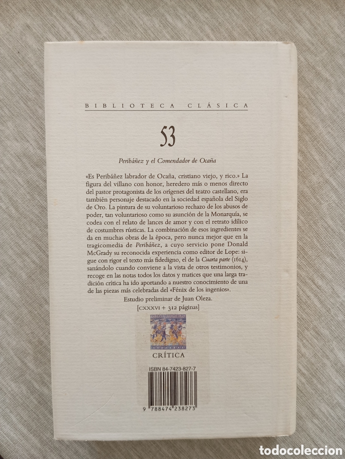 Libros de segunda mano: Periba&ntilde;ez y el comendador de Oca&ntilde;a Lope de Vega - Foto 2