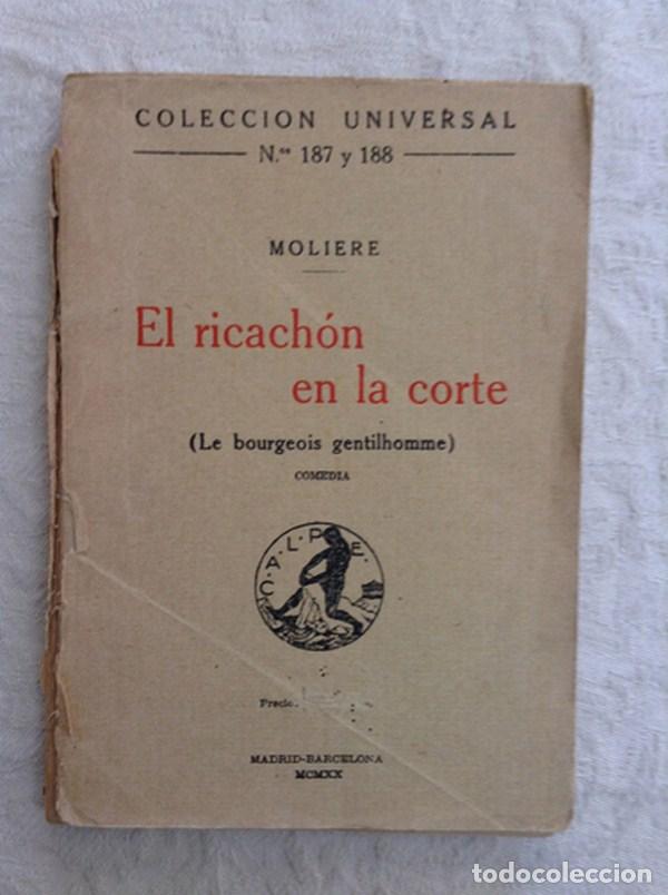 Libros de segunda mano: El ricach&oacute;n en la corte - Moliere - Foto 1