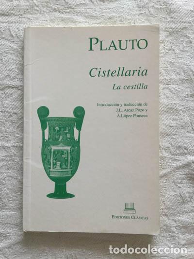 Libros de segunda mano: Cistellaria. La cestilla - Plauto - Foto 1
