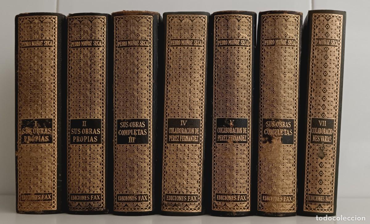 Libros de segunda mano: Mu&ntilde;&oacute;z Seca-Obras-7 tomos-FAX - Foto 1