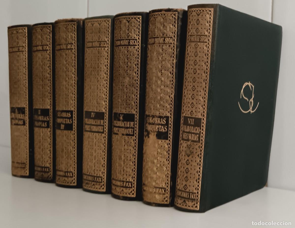 Libros de segunda mano: Mu&ntilde;&oacute;z Seca-Obras-7 tomos-FAX - Foto 2