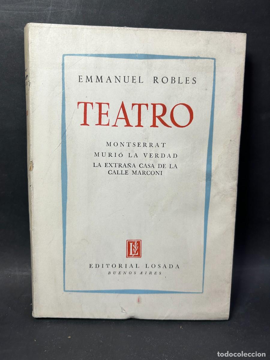 Libros de segunda mano: EMMANUEL ROBLES - TEATRO - 1954 - Foto 1