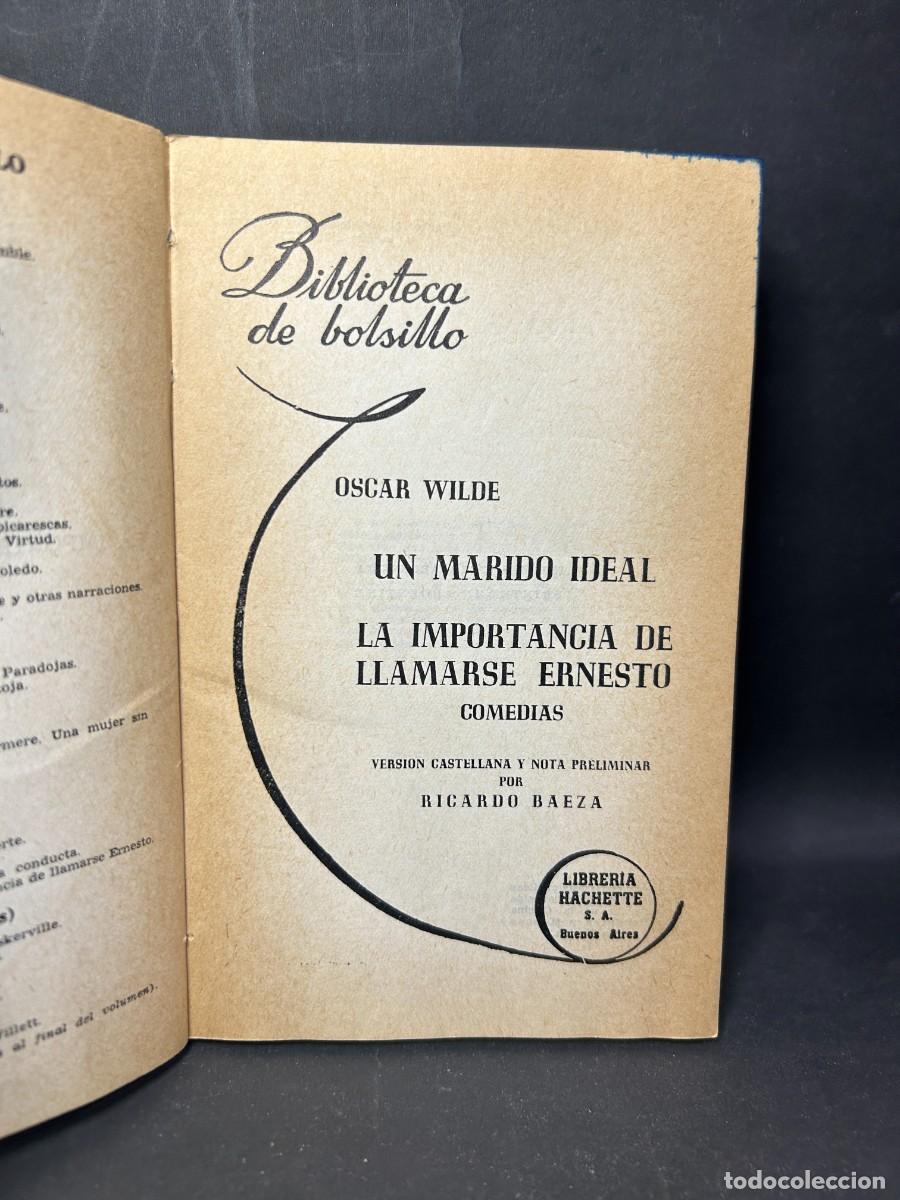 Libros de segunda mano: OSCAR WILDE - UN MARIDO IDEAL - 1944 - Foto 3