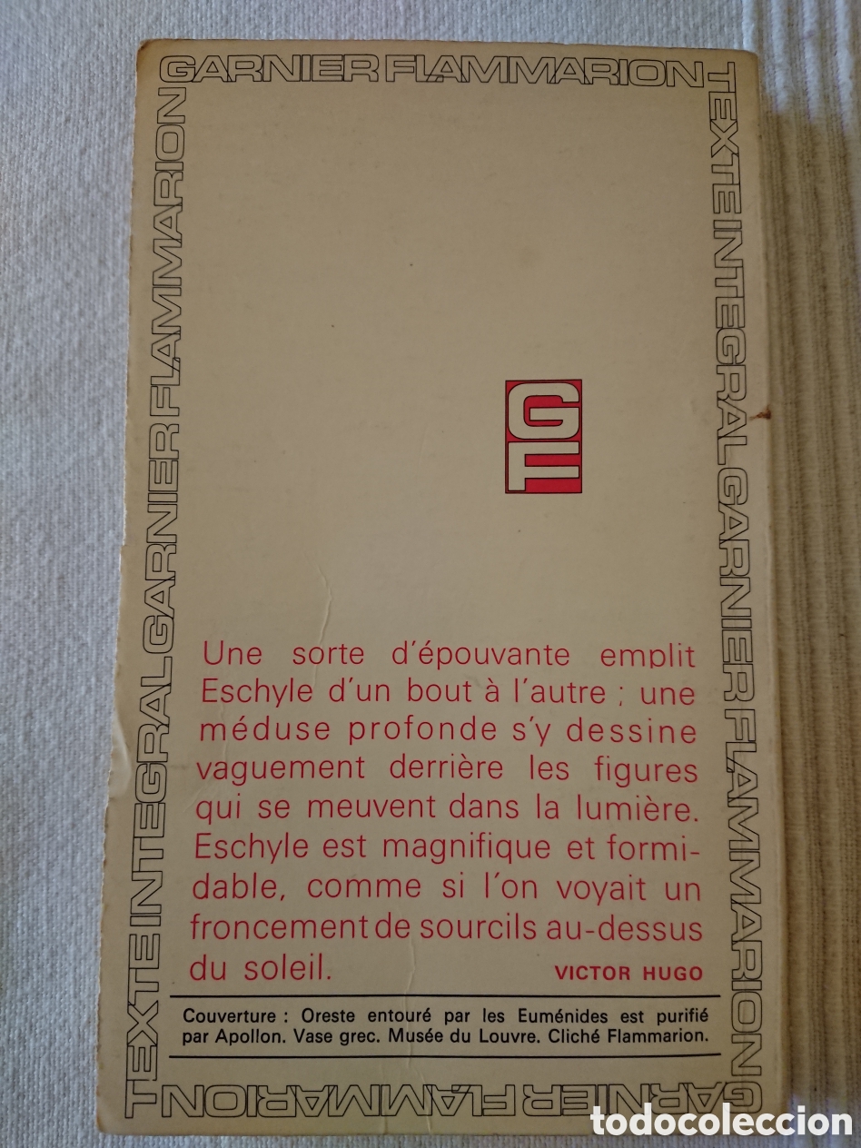 Libros de segunda mano: Theatre Complet - Eschyle - Foto 2
