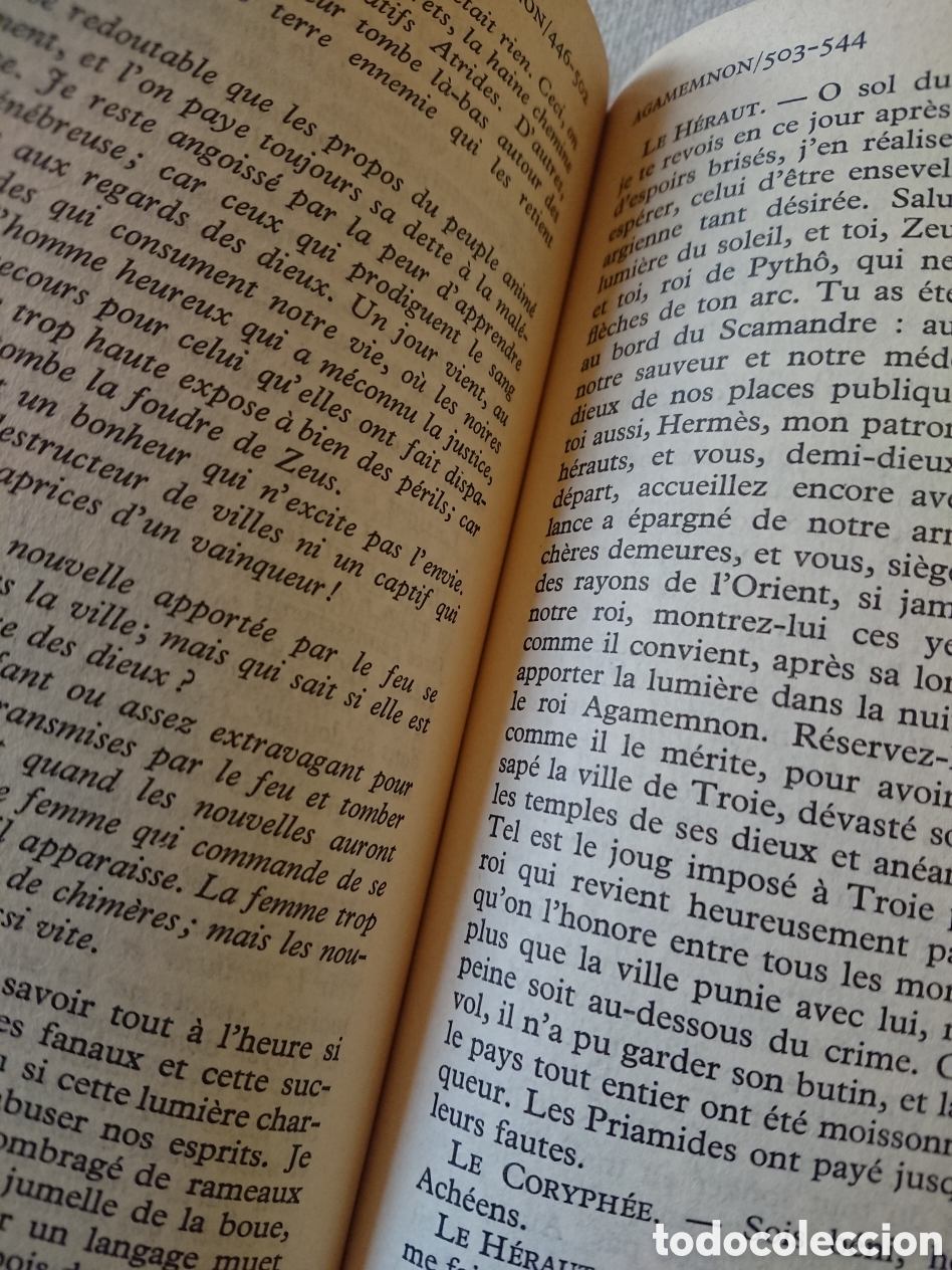 Libros de segunda mano: Theatre Complet - Eschyle - Foto 5