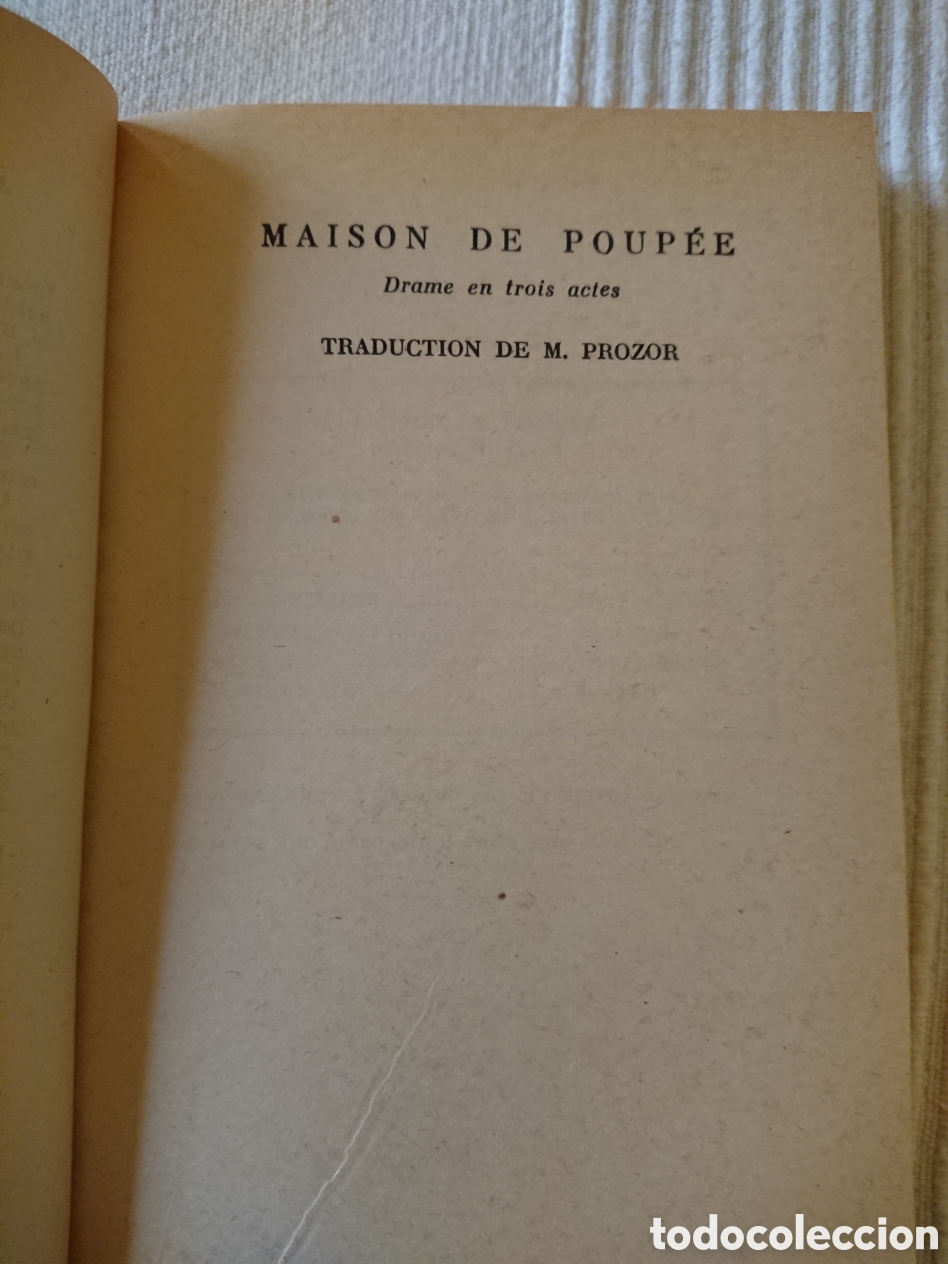 Libros de segunda mano: Henrik Ibsen - maison de poup&eacute;e - Foto 7