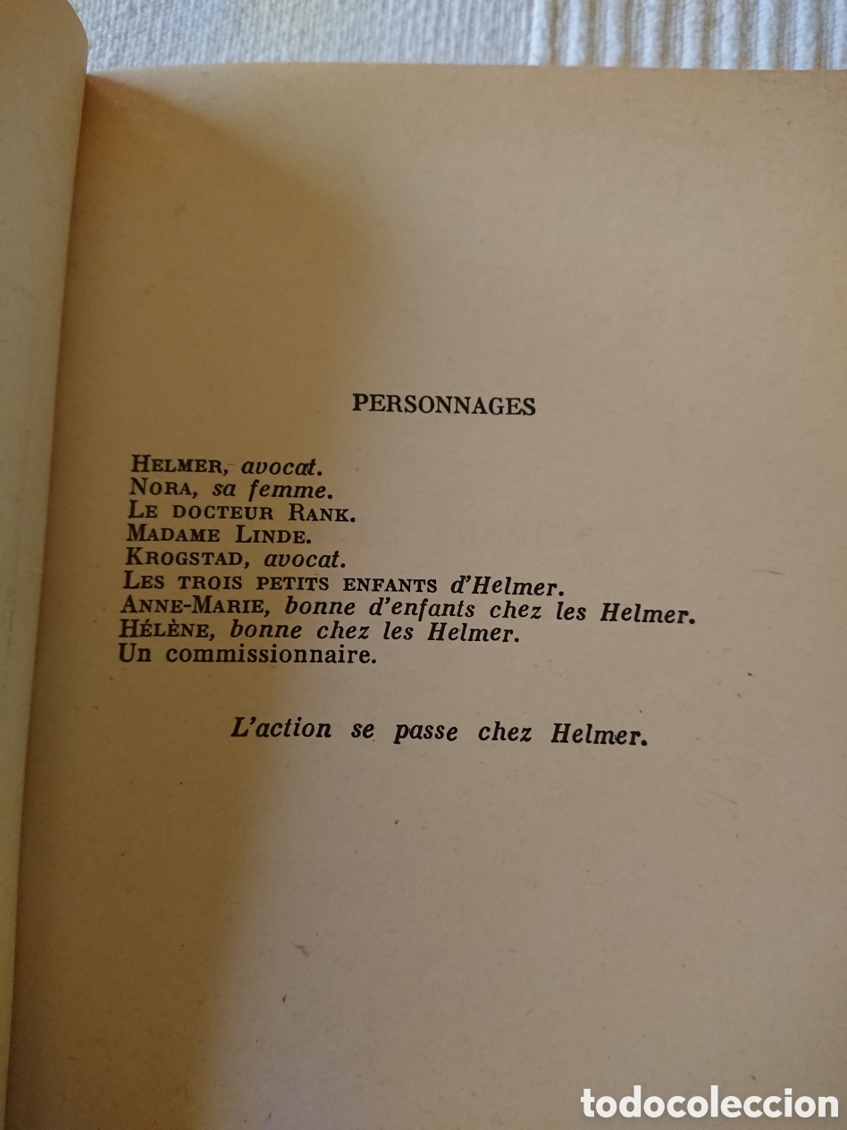 Libros de segunda mano: Henrik Ibsen - maison de poup&eacute;e - Foto 9