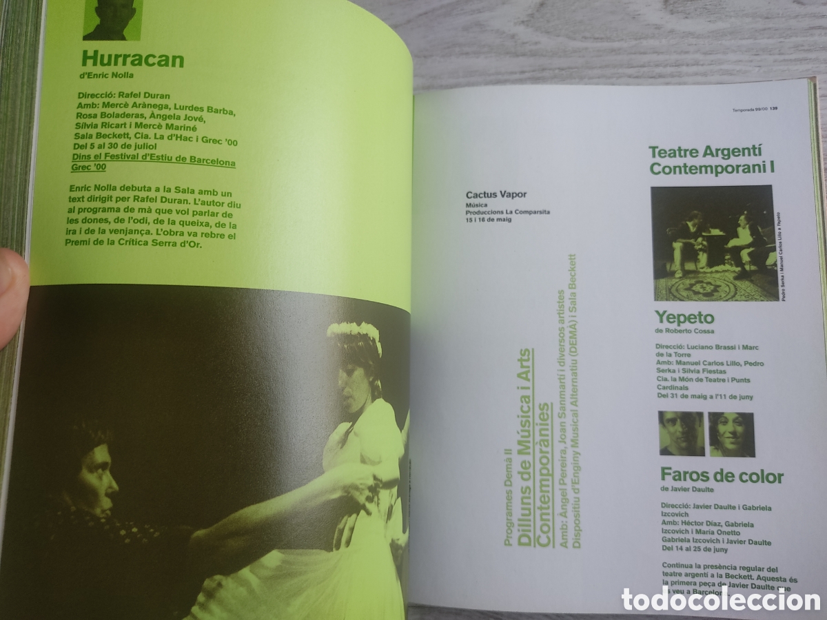 Libros de segunda mano: Libro Sala Beckett 20 anys teatre 2009 - Foto 3