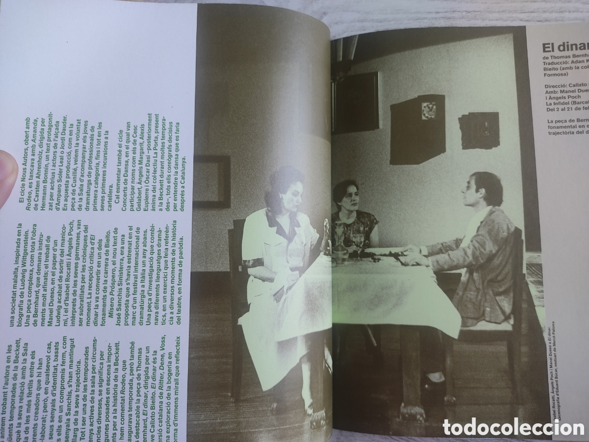 Libros de segunda mano: Libro Sala Beckett 20 anys teatre 2009 - Foto 4