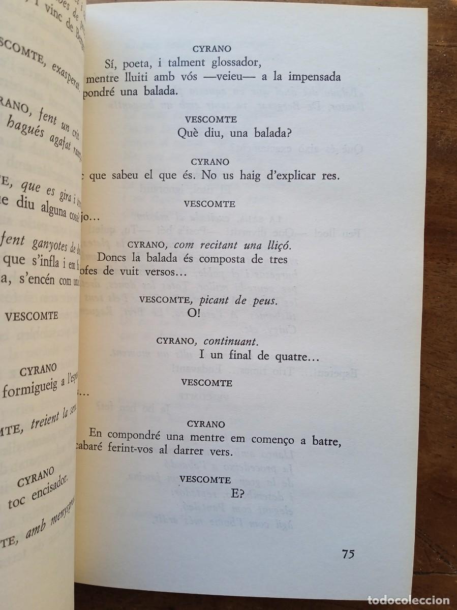 Libros de segunda mano: Cyrano de Bergerac dEdmond Rostand catal&aacute;n - Foto 6