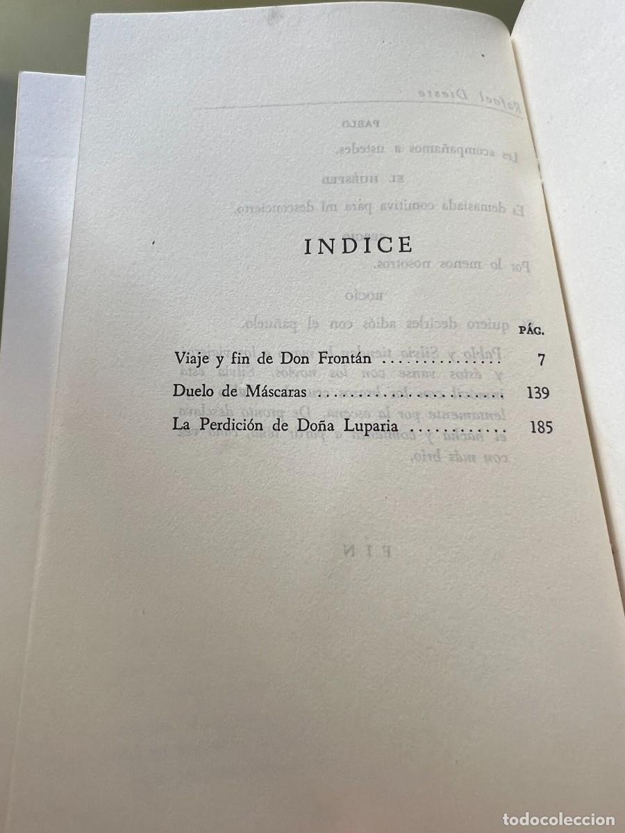 Libros de segunda mano: Viaje, Duelo y Perdici&oacute;n (Rafael Dieste) Ediciones Peralta - Foto 3