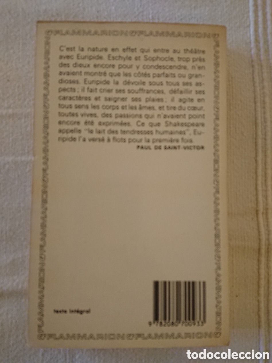 Libros de segunda mano: Euripide - th&eacute;&acirc;tre complet 2 - Foto 2