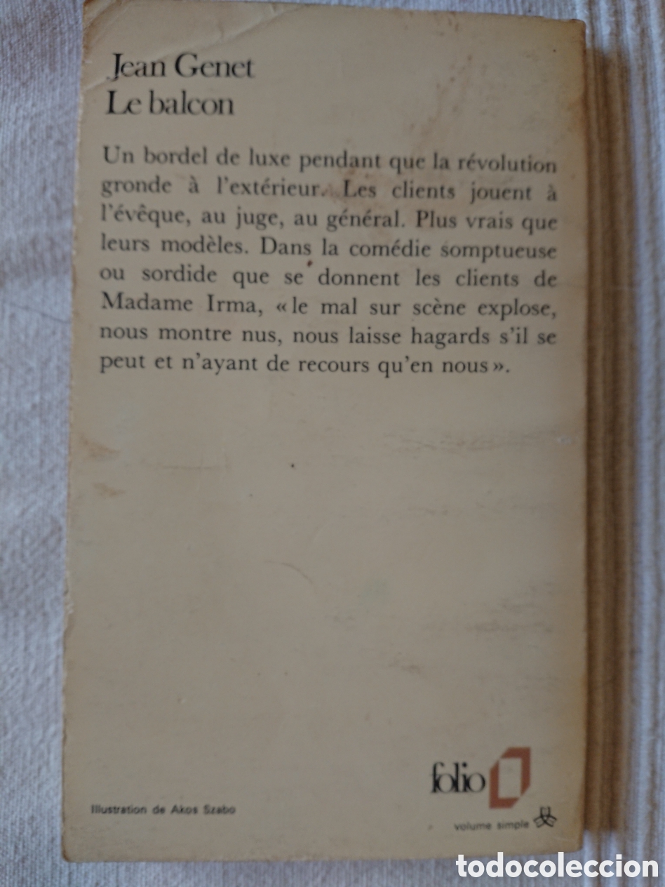 Libros de segunda mano: Jean Genet - Le balcon - Foto 2