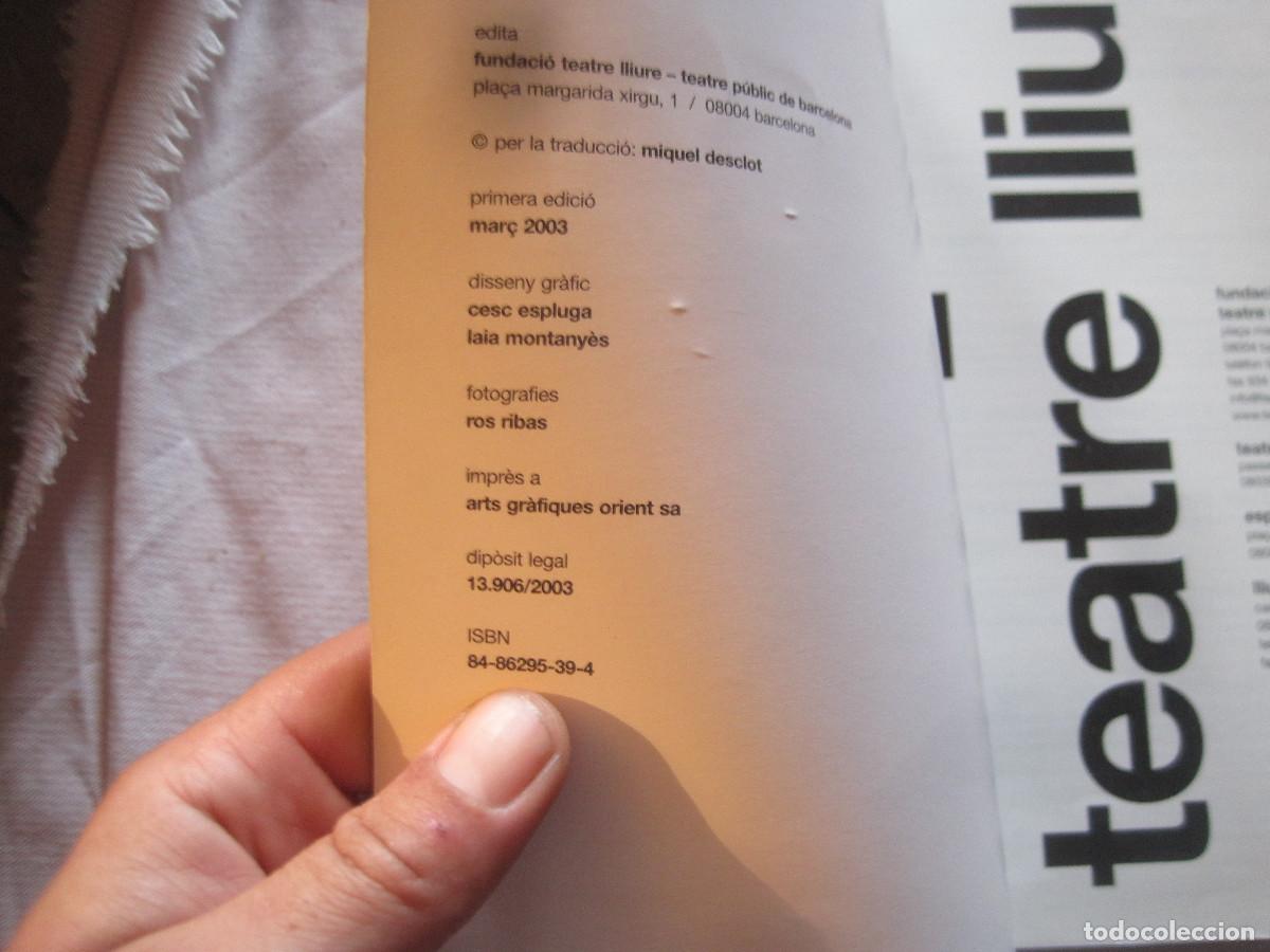 Libros de segunda mano: Romeu i Julieta - Fundaci&oacute; Teatre Lliure 2003 - Foto 2