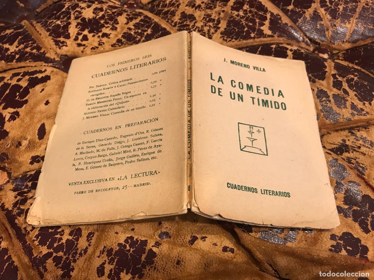 Libros de segunda mano: J. MORENO VILLA. LA COMEDIA DE UN T&Iacute;MIDO. 1924 - Foto 1