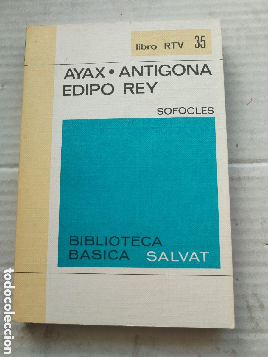 Libros de segunda mano: AYAX ANTIGONA EDIPO REY/SOFOCLES - Foto 1