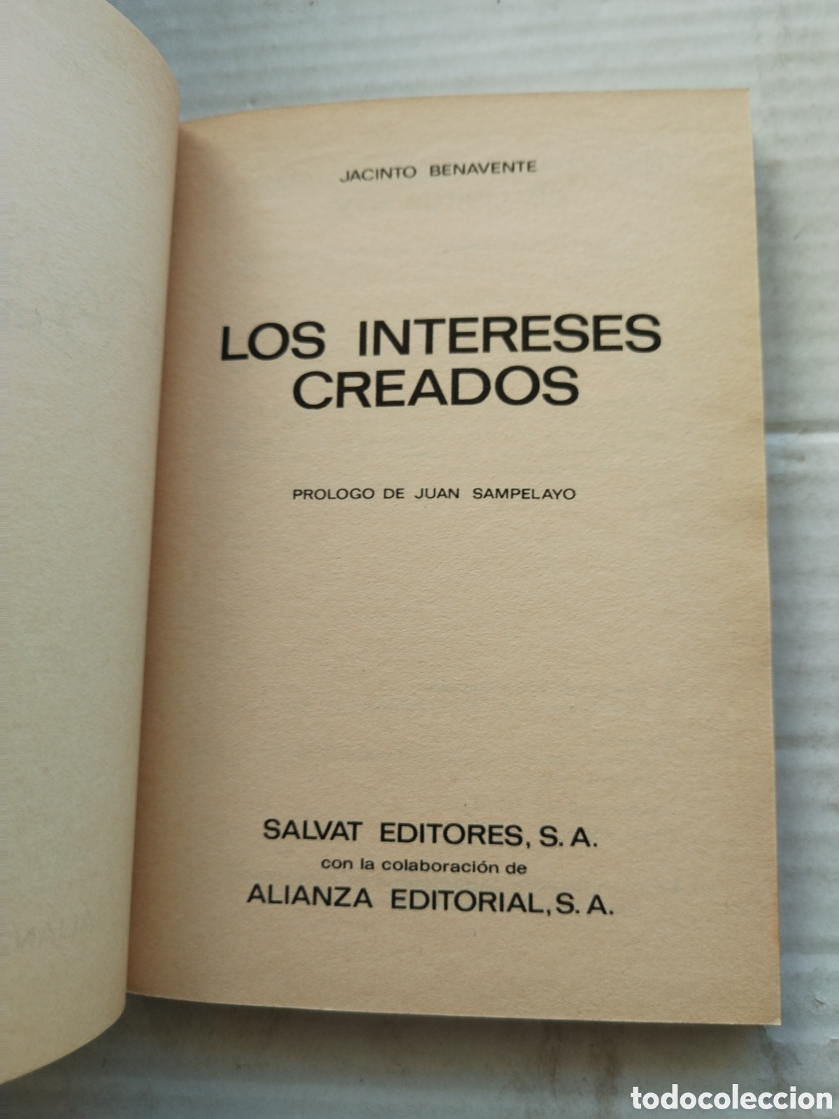 Libros de segunda mano: LOS INTERESES CREADOS/JACINTO BENAVENTE - Foto 2