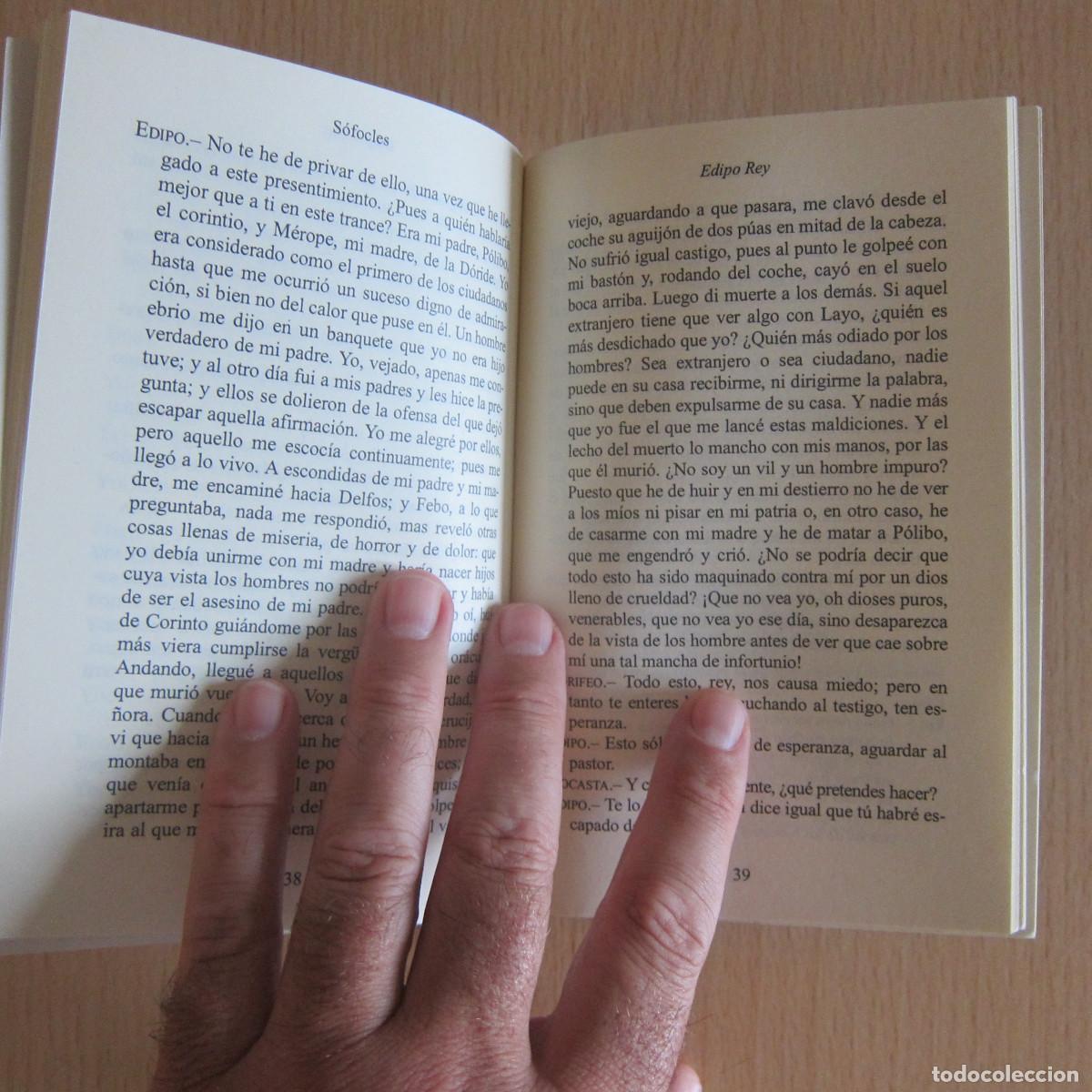 Libros de segunda mano: EDIPO REY - SOFOCLES (EDICIONES CL&Aacute;SICAS) TEATRO - Foto 6