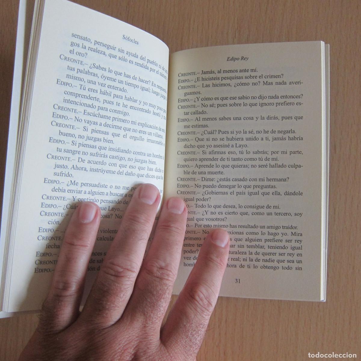 Libros de segunda mano: EDIPO REY - SOFOCLES (EDICIONES CL&Aacute;SICAS) TEATRO - Foto 7