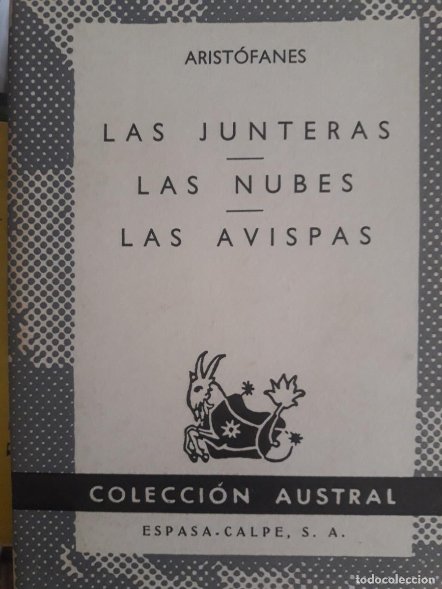 Libros de segunda mano: las junteras las nubes las avispas Arist&oacute;fanes - Foto 1