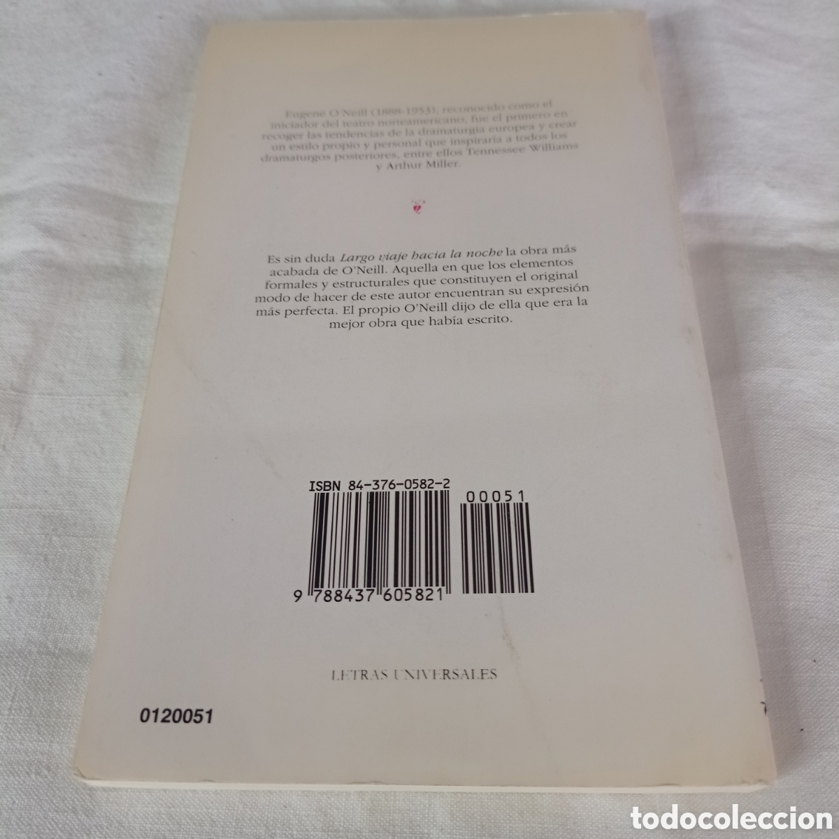 Libros de segunda mano: Largo viaje hacia la noche -Eugene ONeill. - Foto 2