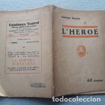 Libros de segunda mano: L&acute;Heroe. Santiago Rusi&ntilde;ol. - Foto 5