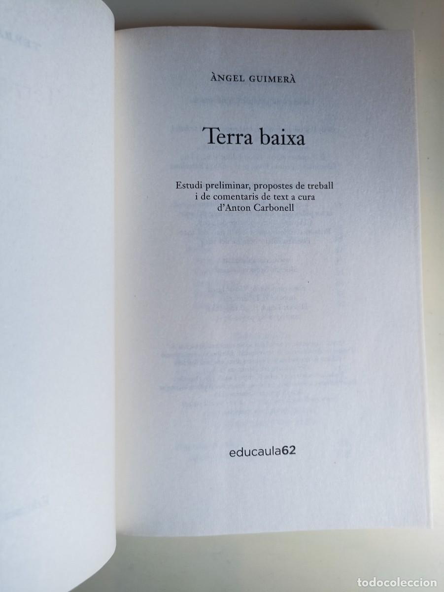 Libros de segunda mano: Terra Baixa de &Agrave;ngel Gimer&agrave; - Foto 3