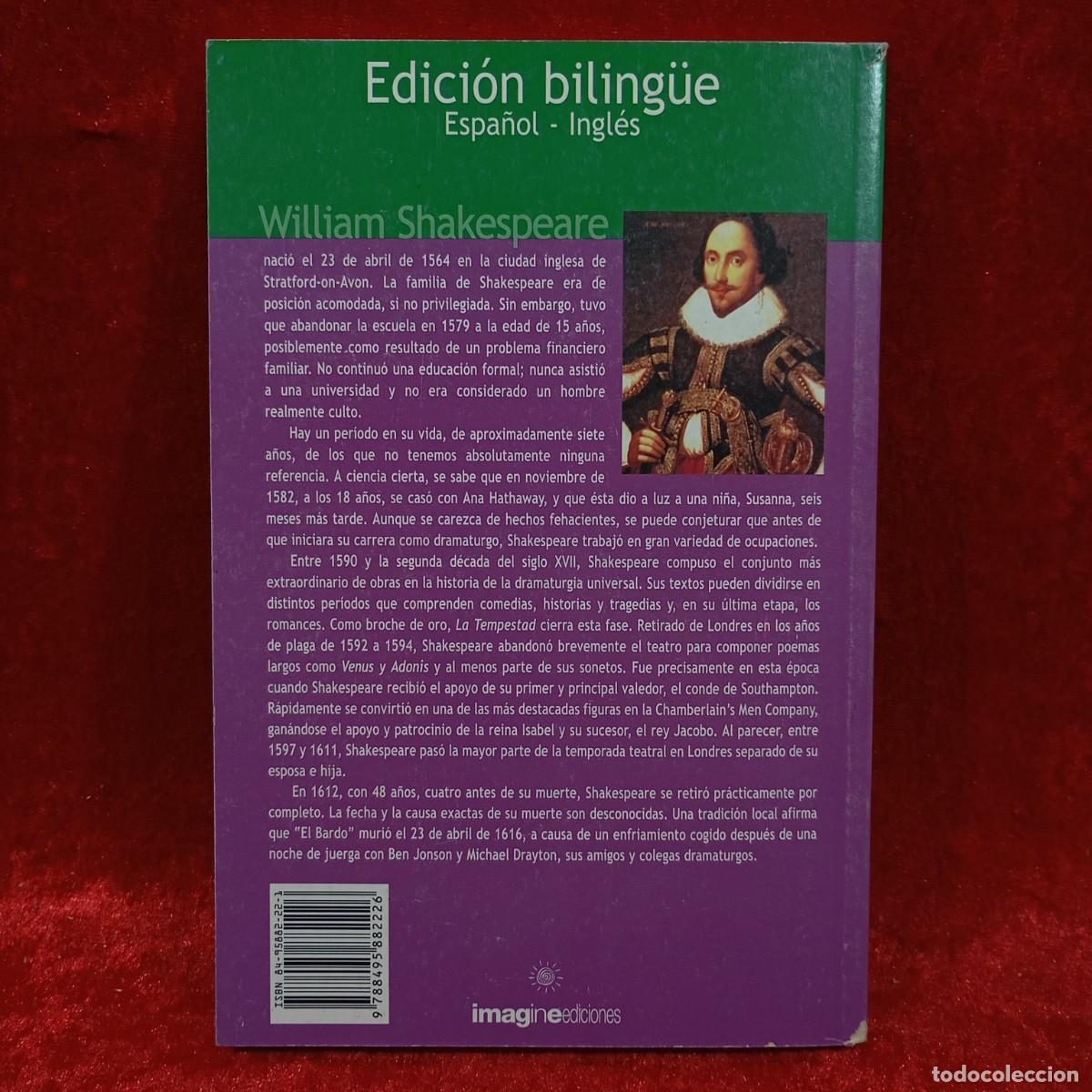 Libros de segunda mano: WILLIAM SHAKESPEARE - OTELO - EDICI&Oacute;N BILING&Uuml;E - IMAGINE PRESS EDICIONES - 2002 / 153 - Foto 2