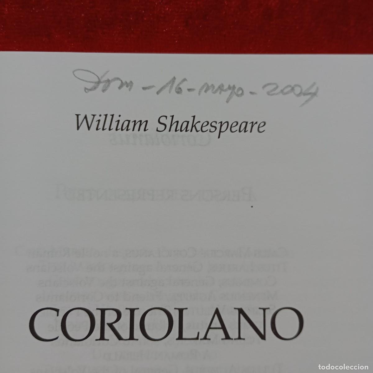 Libros de segunda mano: WILLIAM SHAKESPEARE - CORIOLANO - EDICI&Oacute;N BILING&Uuml;E - IMAGINE PRESS EDICIONES - 2002 / 154 - Foto 4